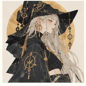 Generated Mystic Fashion Character Graphic visual example