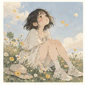 Generated Dreamy Youth Picturebook Color visual example