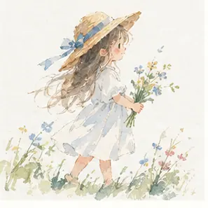 Generated Airy Transparent Watercolor visual example