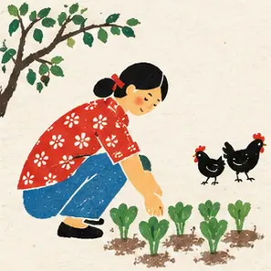 Generated Chinese Farmers Painting visual example