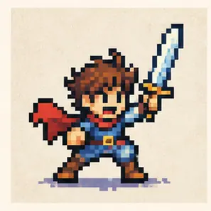 Generated Arcade Pixel Sprite visual example